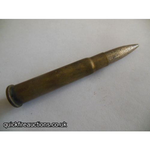 One inert 1940 Royal Laboratory 303 BVIZ incendiary cartridge