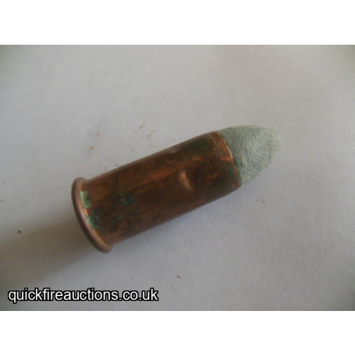 One inert Jacob Goldmark NY 56-50 sharps rimfire cartridge