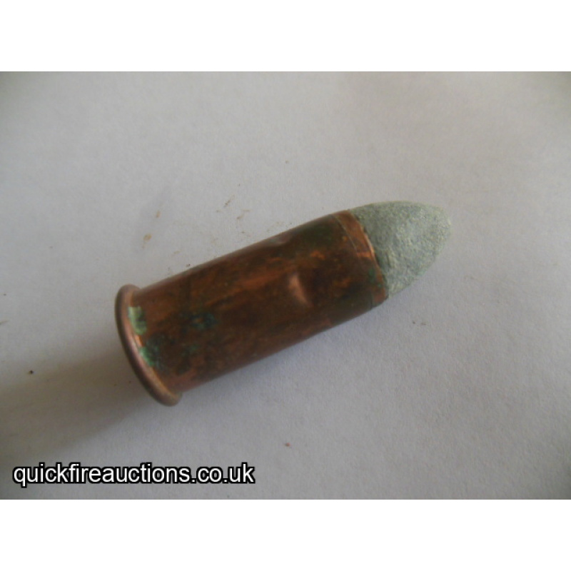 One inert Jacob Goldmark NY 56-50 sharps rimfire cartridge