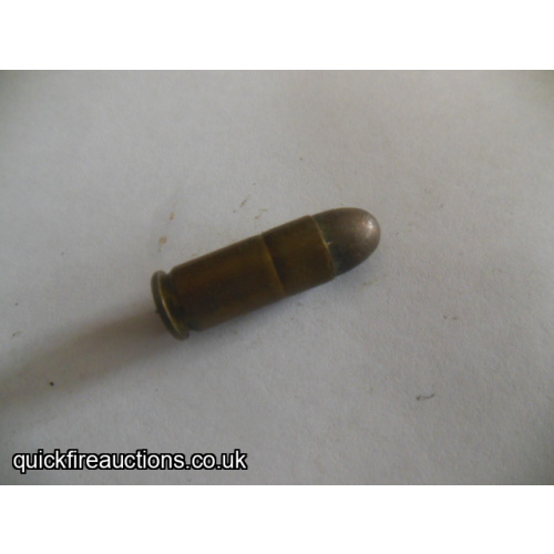 One inert Peters 38 acp cartridge