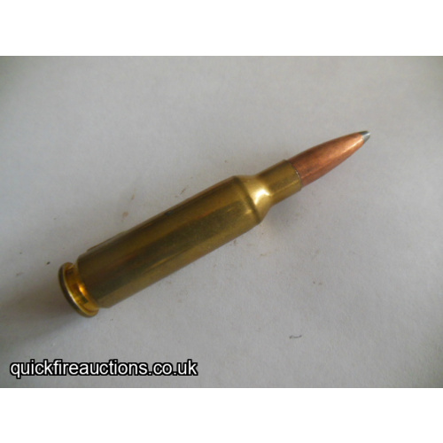One inert Hornady 6.5 Creedmoor cartridge