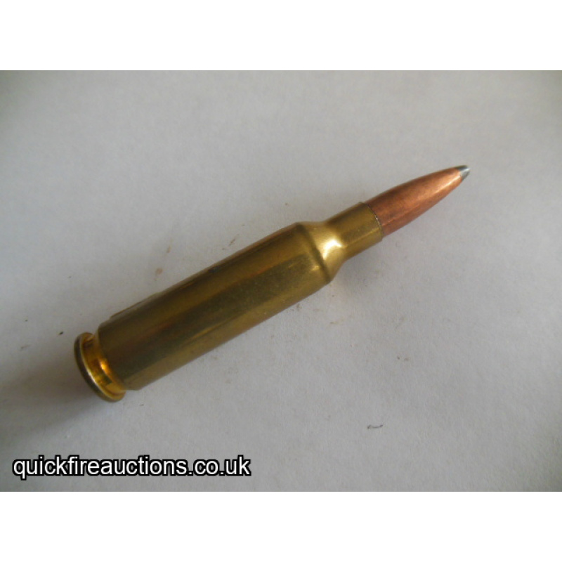 One inert Hornady 6.5 Creedmoor cartridge