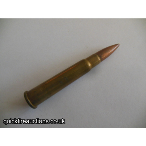 One inert 1952 Royal Laboratory 303 cartridge