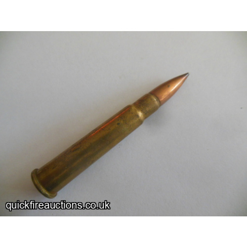 One inert 1945 Kynoch 303 mk 8Z cartridge