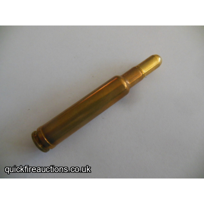 One inert Weatherby 378 Magnum cartridge