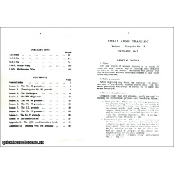 Bound Reprint - 'Small Arms Training Vol 1, Pamphlet No13 Grenade – 1942'