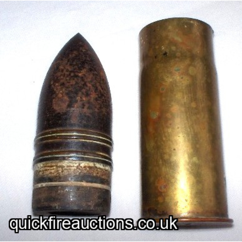 Inert WW1 French 37mm Pom Pom shell