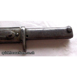 WW1 German M1916 Ersatz Bayonet and Scabbard.
