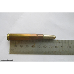 1 X  RWS 8 X 57 JS NICKEL FLAT NOSE BULLET INERT