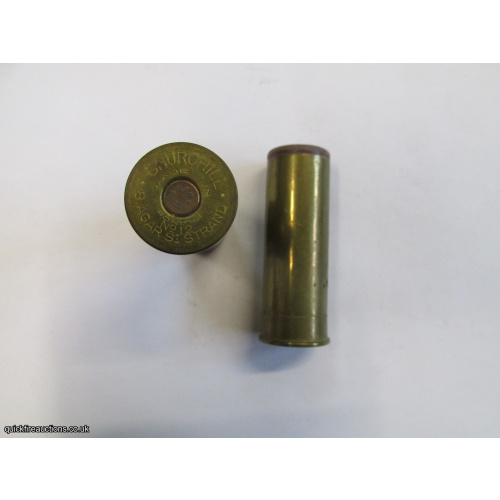12G CHURCHILL  BRASS EJECTOR CARTRIDGE  [INERT]