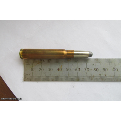 1 X RWS 8 X 57 J NICKEL LEAD TIP  BULLET INERT
