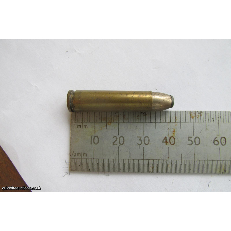 1 X NORMA US 30  NICKEL LEAD TIP  BULLET INERT