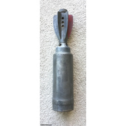 WW2 2 inch para illuminating mortar bomb 1941 tinned finish