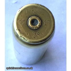 WW1 German 20mm Becker cartridge case dated 1917