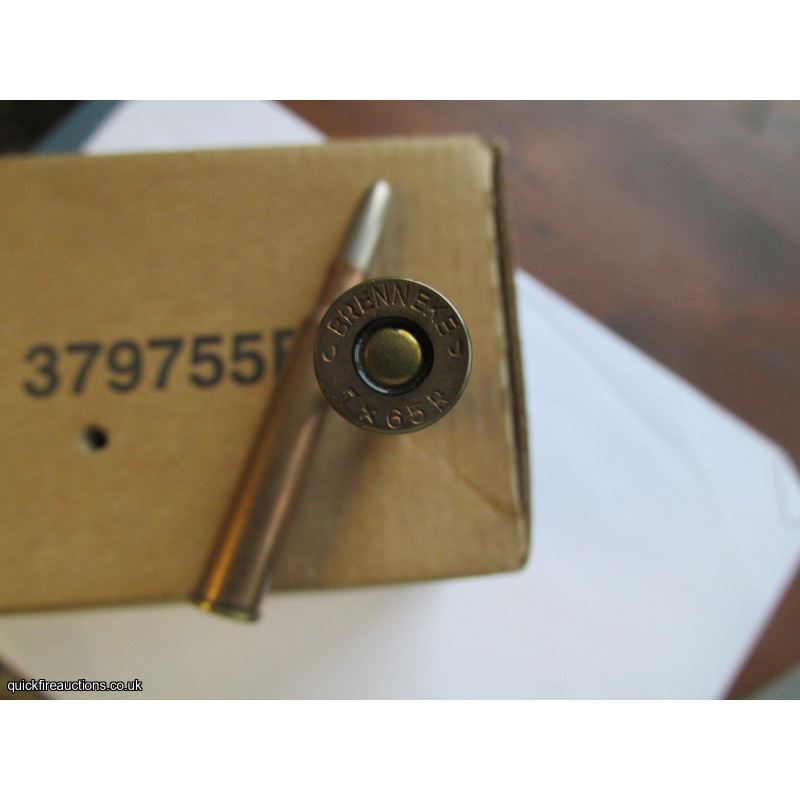1 X BRENNEKE J J 7 X 65R NICKEL BULLET INERT