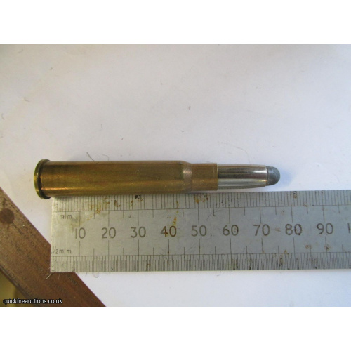 1 X RWS 8 X 57JR NICKEL LEAD TIP BULLET INERT