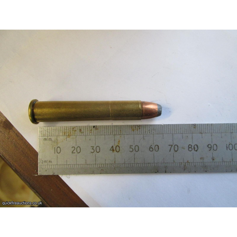 1 X WRA 38-55 WIN COPPER LEAD TIP FLAT NOSE BULLET INERT