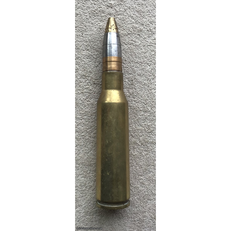 WW2 German  25mm HE for French Hotchkiss A.A gun 1942