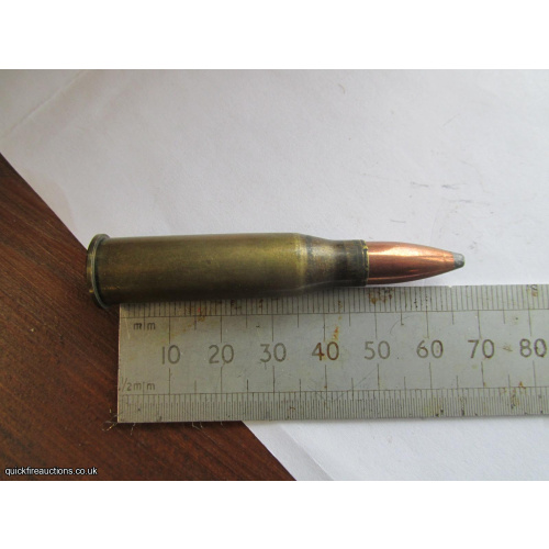 1 X KYNOCH 8 m/m COPPER LEAD TIP BULLET INERT