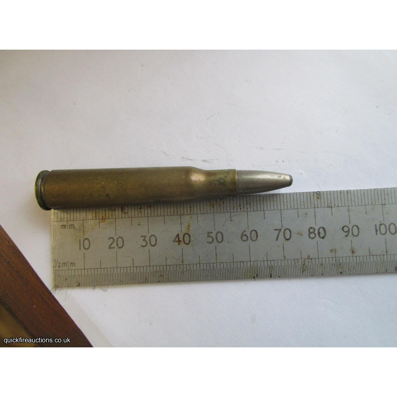 1 X 7 m.m. KYNOCH NICKEL LEAD TIP BULLET INERT