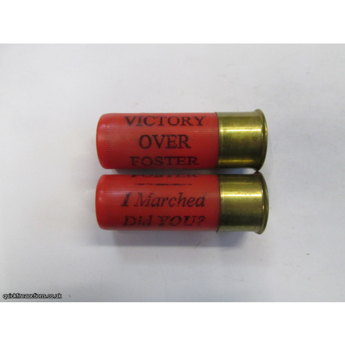 12G VICTORY OVER FOSTER MARCH CARTRIDGE [INERT]