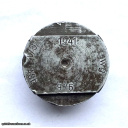 German WW2 C/12nA  steel primer for 88mm Flak shell case 1941