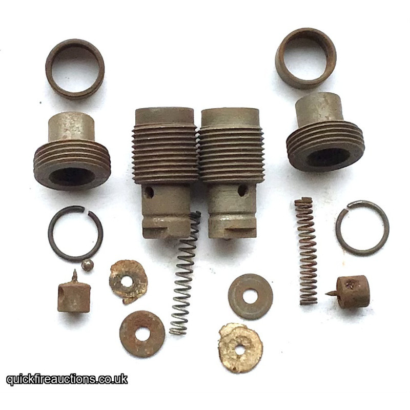 Internal parts for base fuze of German WW2 88mm AP shot