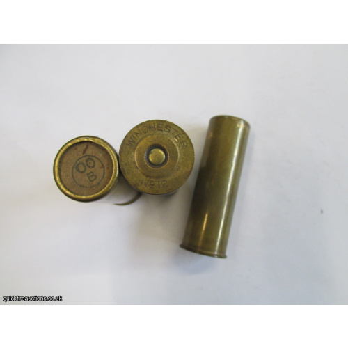 12G WINCHESTER BRASS CARTRIDGE  [INERT]