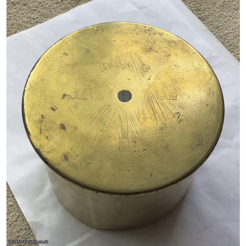 German 105mm howitzer case 1909