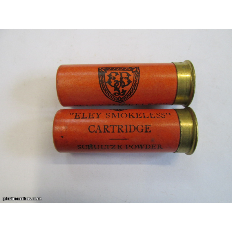 12G R.T.O. ELEY SMOKELESS SCHULTZE NOBEL CARTRIDGE  [INERT]