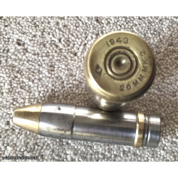 U.S. 20mm Oerlikon HE round 1943