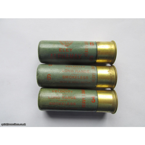 16G ELEY ALPHAMAX SMOKELESS RED PRINT CARTRIDGE  [INERT]