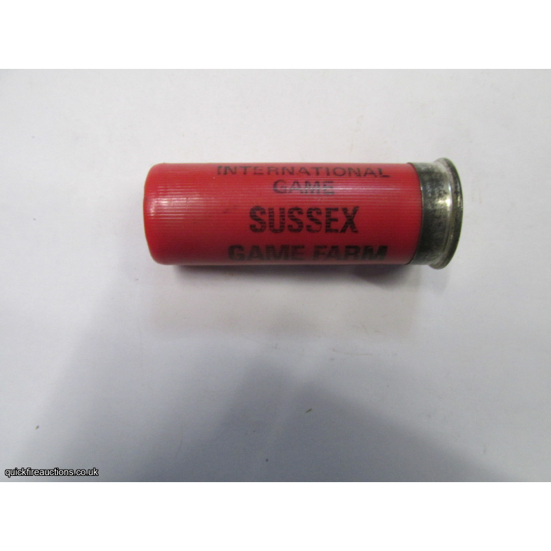 12G SUSSEX GAME FARM INTERNATIONAL GAME CARTRIDGE [INERT]