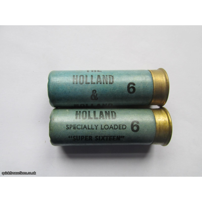 16G HOLLAND & HOLLAND SUPER SIXTEEN CARTRIDGE  [INERT]