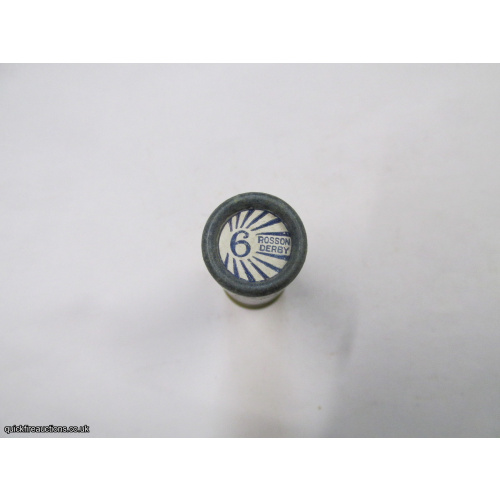 16G R.T.0. TC= ROSSON DERBY ELEY GASTIGHT CASE CARTRIDGE  [INERT]