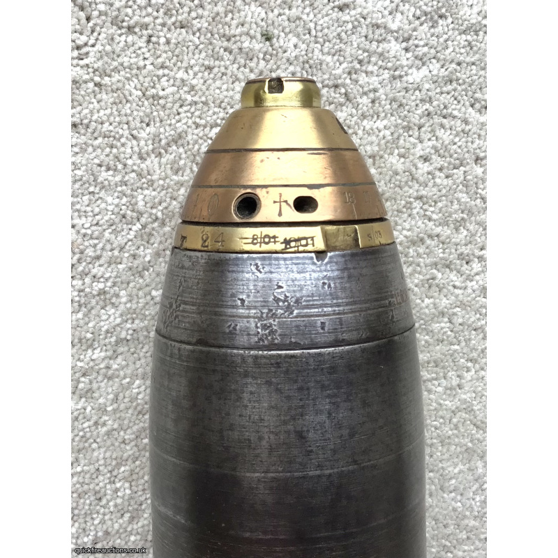 QF 15pdr ‘Ehrhardt’ shrapnel shell with No.58 fuze