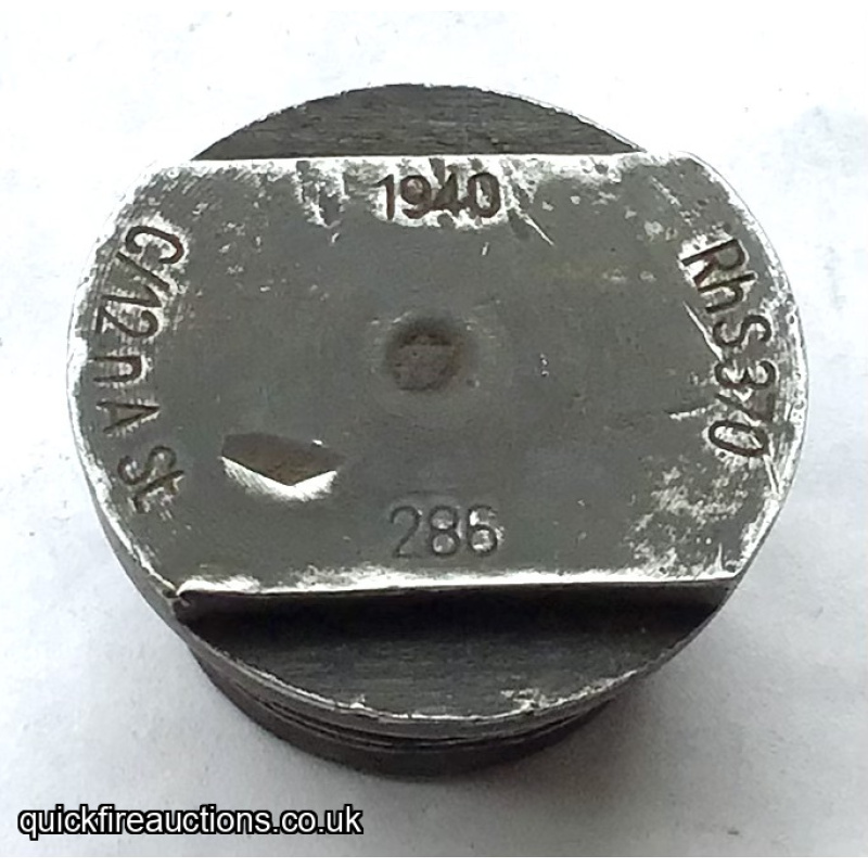 WW2 German C12n primer for 88mm shell case 1940