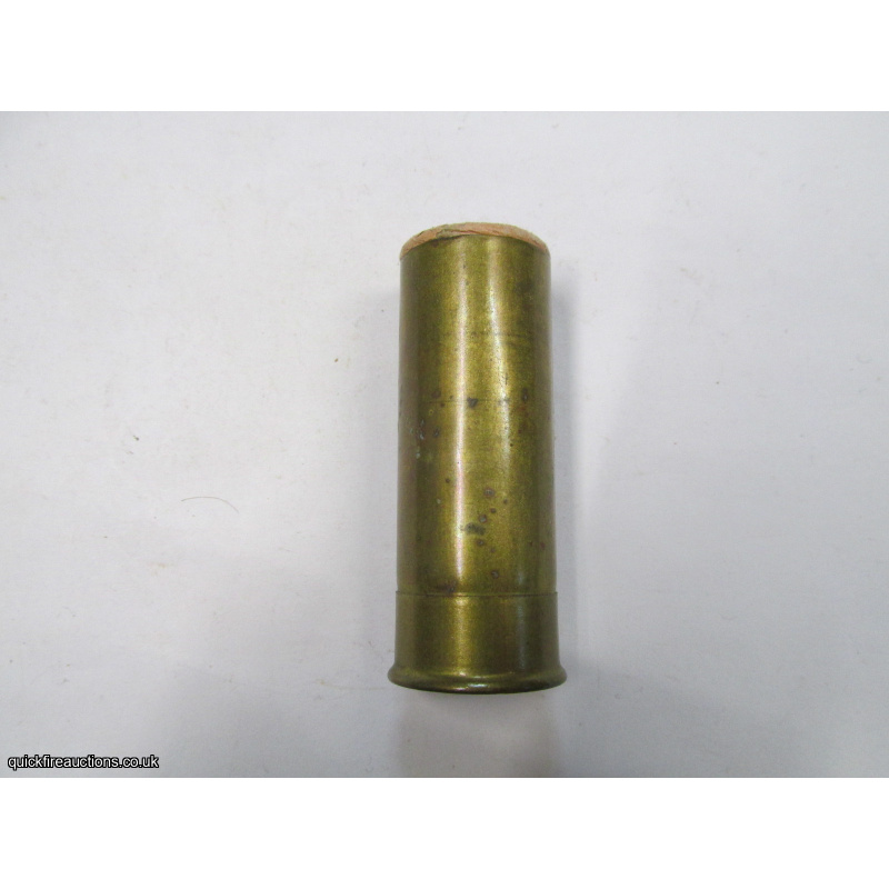 12G TC= COLLIS STROOD ELEYS EJECTOR LONDON BRASS CARTRIDGE  [INERT]