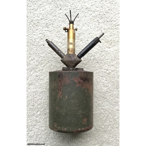 Inert German WW2 SMi-35 S mine dated 1940