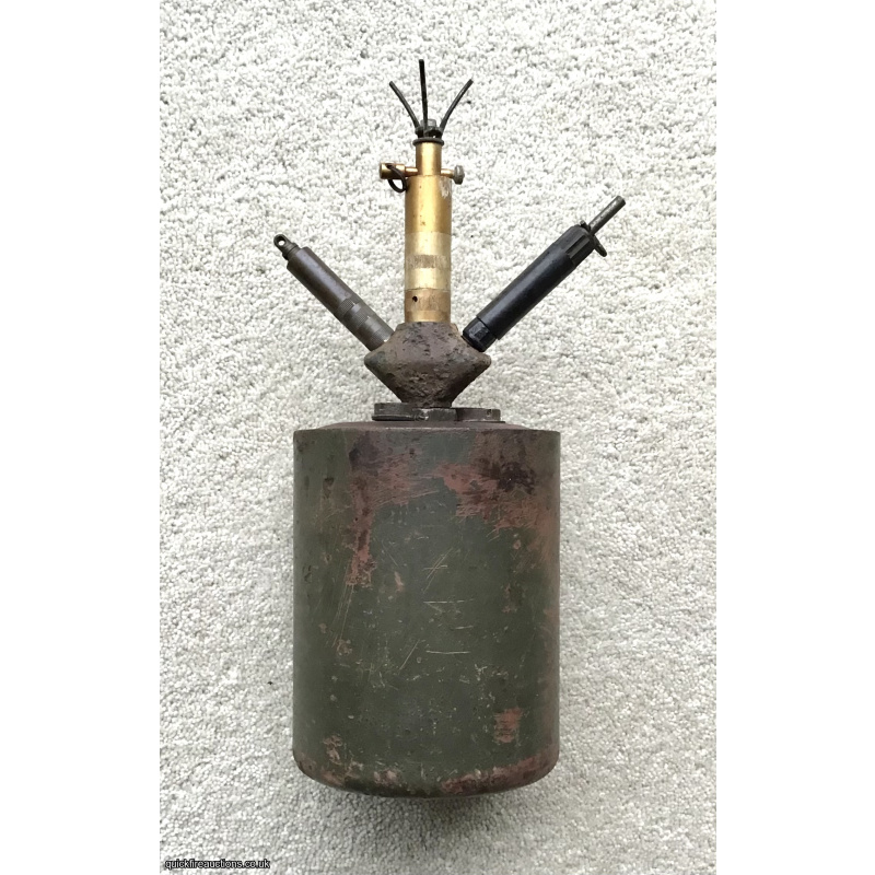 Inert German WW2 SMi-35 S mine dated 1940