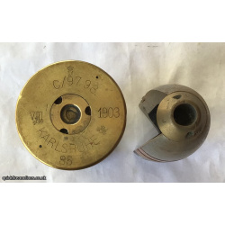 Sectioned German 37mm naval Pom Pom dated 1903