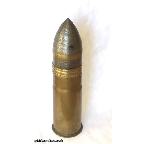 Inert Russian WW1 37mm SAP base fuzed Pom Pom 1916