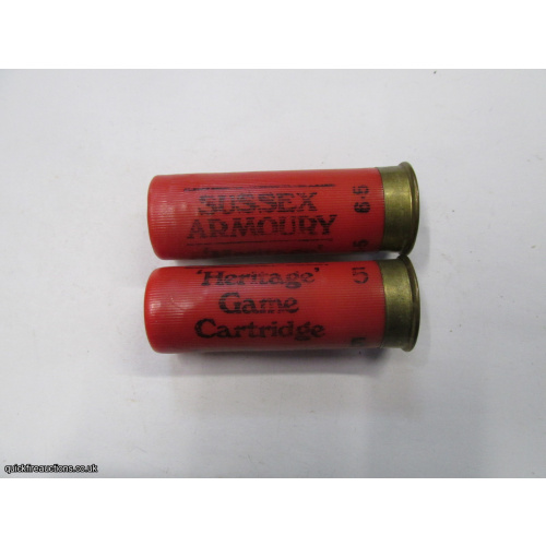 12g SUSSEX ARMOURY HERITAGE GAME CARTRIDGE [INERT]