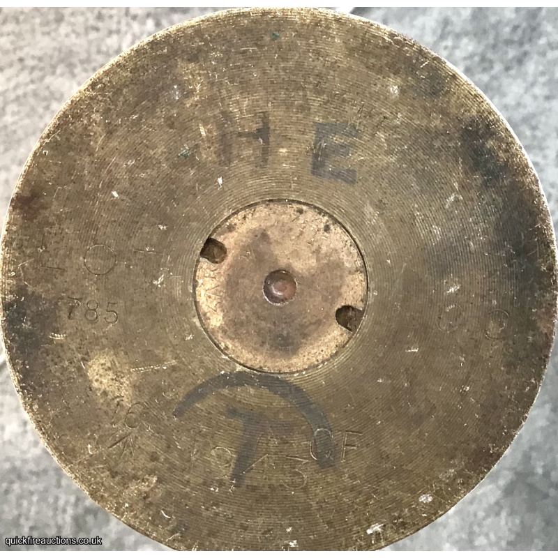 Inert 6pdr 7cwt HE tank & anti tank round
