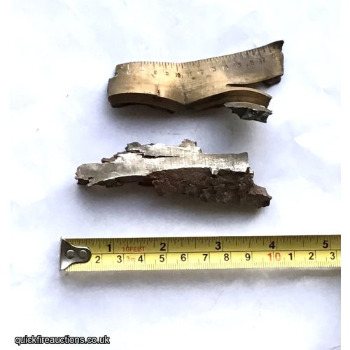 WW2 shrapnel relics