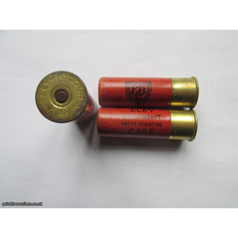 14G R.T.O. ELEY GASTIGHT CASE BRIGHT BROWN CARTRIDGE  [INERT]