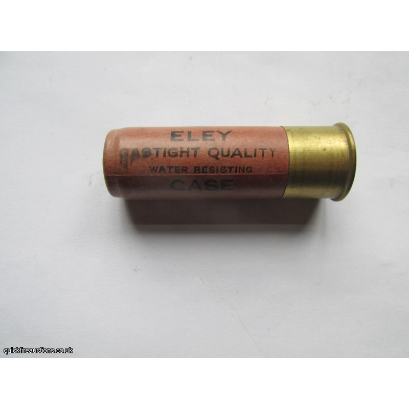 14G R.T.O. ELEY GASTIGHT QUALITY NOBEL PAGE-WOOD CARTRIDGE  [INERT]