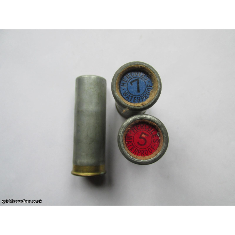 12G R.T.O. HERCULES FN MADE IN BELGIUM METAL CARTRIDGE  [INERT]
