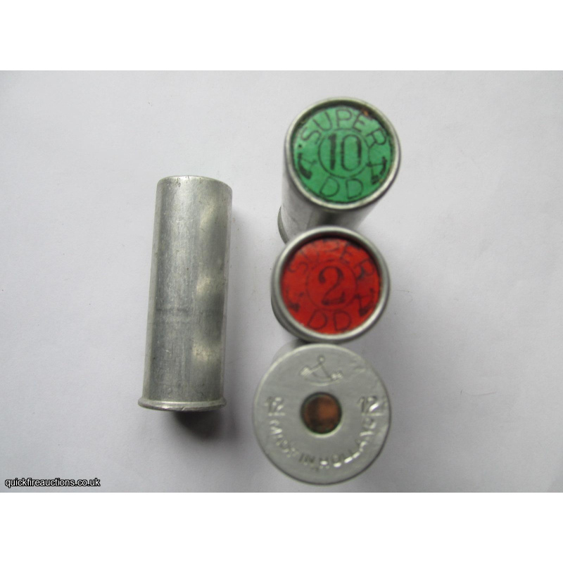 12G R.T.O. MADE IN HOLLAND SUPER DD METAL CARTRIDGE  [INERT]