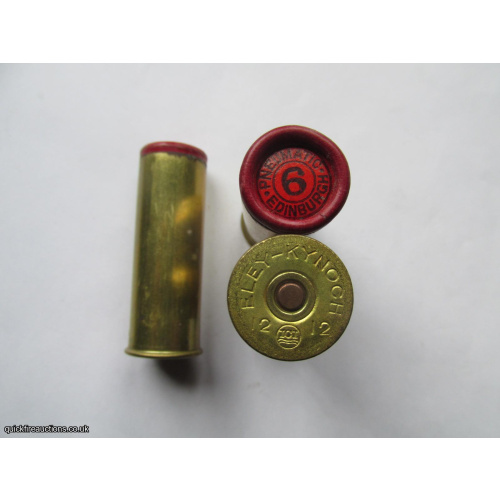12G R.T.O. PNEUMATIC EDINBURGH BRASS EJECTOR CARTRIDGE  [INERT]